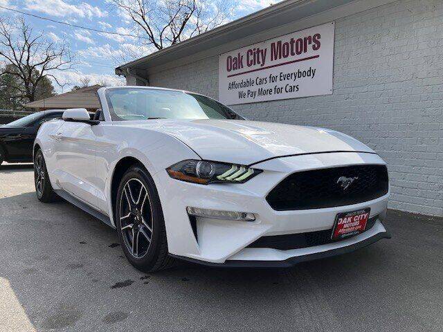 2018 Ford Mustang for sale at Oak City Motors in Garner NC