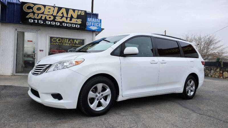 2017 Toyota Sienna for sale at COBIANS AUTO SALES in Socorro TX