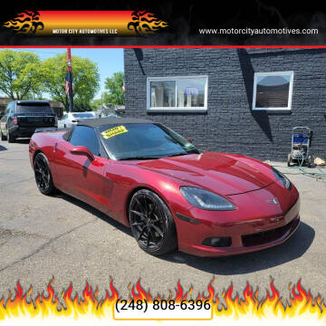 2007 Chevrolet Corvette for sale at Motor City Automotives LLC in Madison Heights MI