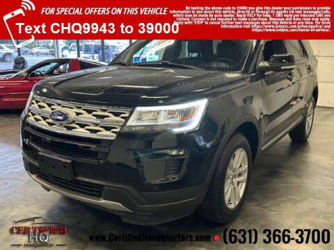 2018 Ford Explorer for sale at CERTIFIED HEADQUARTERS in Saint James NY