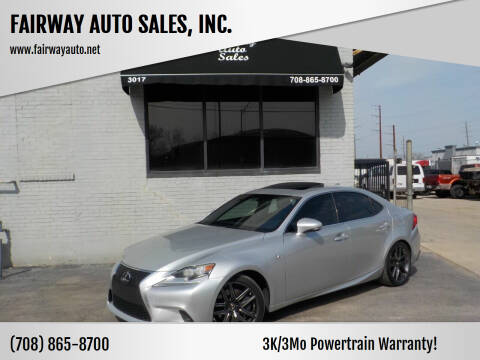 2014 Lexus IS 350 for sale at FAIRWAY AUTO SALES, INC. in Melrose Park IL