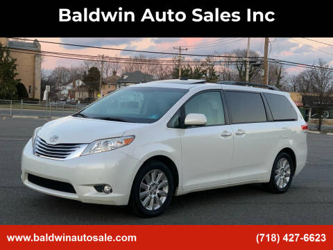 2011 Toyota Sienna for sale at Baldwin Auto Sales Inc in Baldwin NY