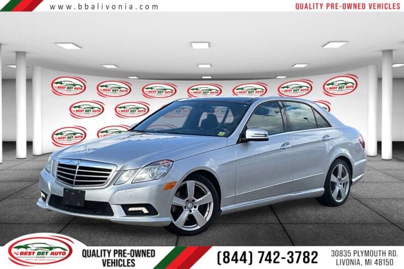 2011 Mercedes-Benz E-Class for sale at Best Bet Auto in Livonia MI