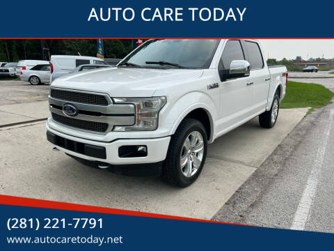 2018 Ford F-150 for sale at AUTO CARE TODAY in Spring TX