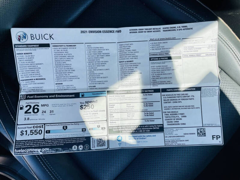2021 Buick Envision Essence