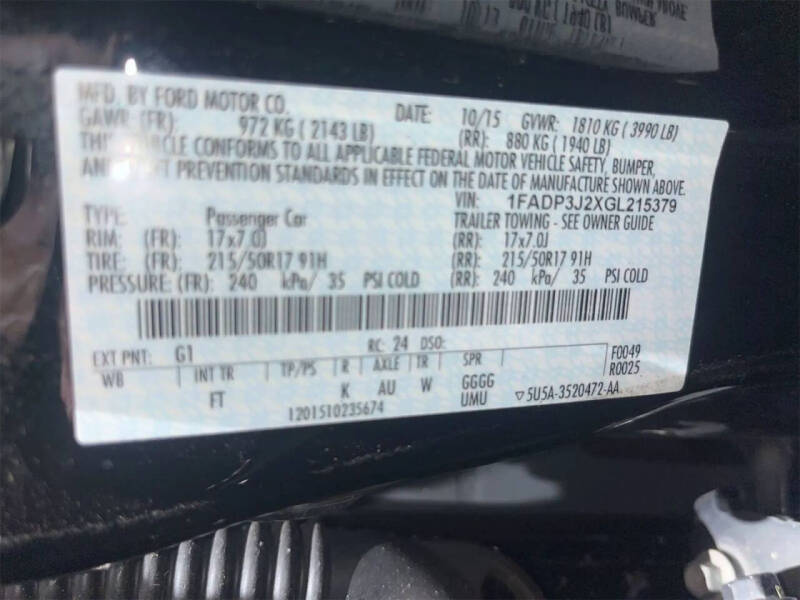 2016 Ford Focus Titanium