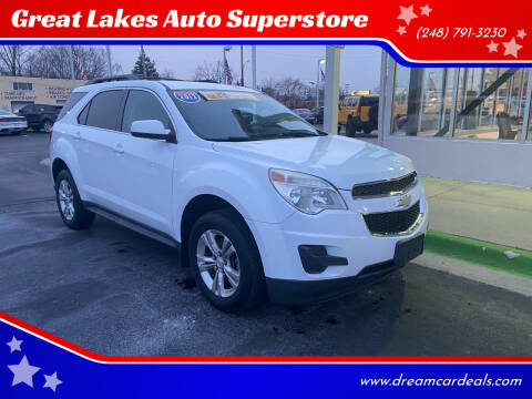 2012 Chevrolet Equinox for sale at Great Lakes Auto Superstore in Waterford Township MI