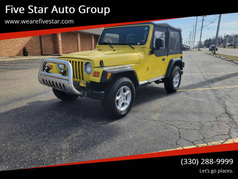 2001 Jeep Wrangler for sale at Five Star Auto Group in North Canton OH
