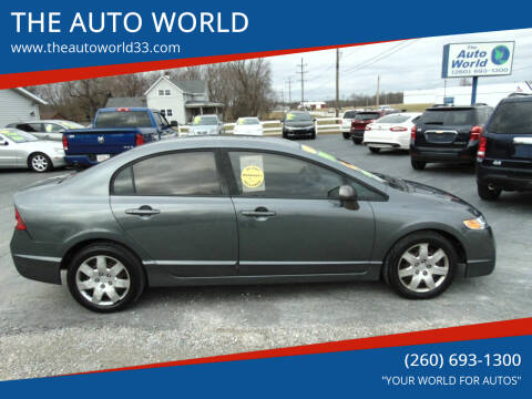 2010 Honda Civic for sale at THE AUTO WORLD in Churubusco IN