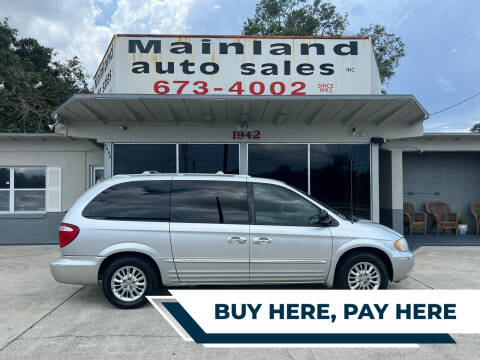 2003 Chrysler Town and Country for sale at Mainland Auto Sales Inc in Daytona Beach FL