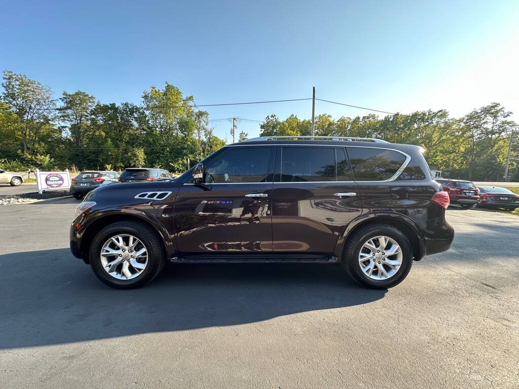 2014 INFINITI QX80 for sale at Hoosier Motors in Westfield, IN