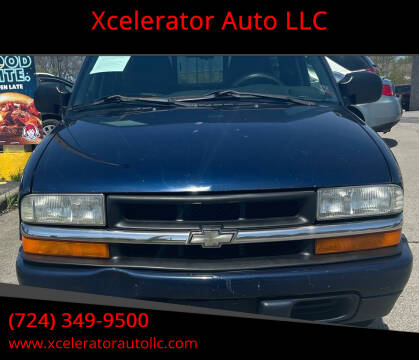 2001 Chevrolet S-10 for sale at Xcelerator Auto LLC in Indiana PA