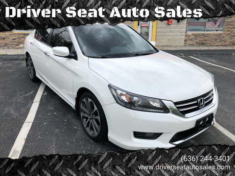 2015 Honda Accord for sale at Driver Seat Auto Sales in Saint Charles MO