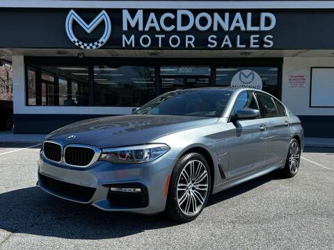 2018 BMW 5 Series for sale at MacDonald Motor Sales in High Point NC