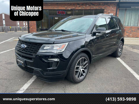 2018 Ford Explorer for sale at Unique Motors of Chicopee in Chicopee MA