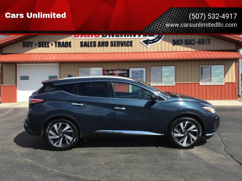 2018 Nissan Murano for sale at Cars Unlimited in Marshall MN