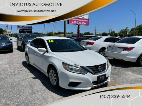 2016 Nissan Altima for sale at Invictus Automotive in Longwood FL