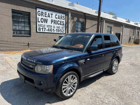 2013 Land Rover Range Rover Sport for sale at BARCLAY MOTOR COMPANY in Arlington TX