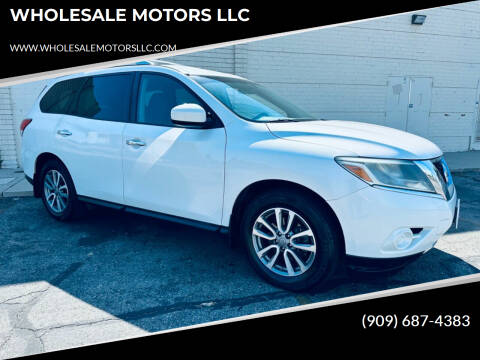2014 Nissan Pathfinder for sale at WHOLESALE MOTORS LLC in Riverside CA