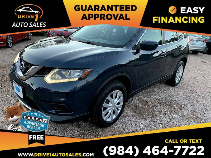 2016 Nissan Rogue for sale at Drive 1 Auto Sales in Wake Forest NC