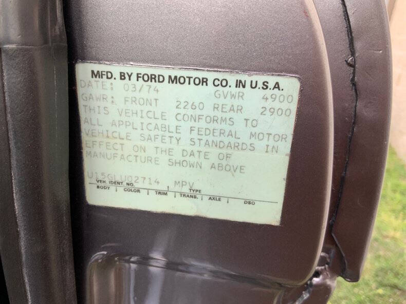 1974 Ford Bronco