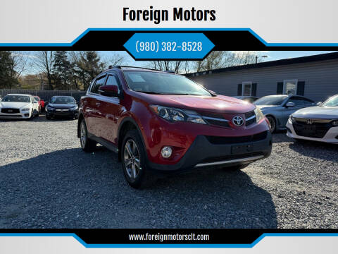 2015 Toyota RAV4 for sale at Foreign Motors in Kannapolis NC