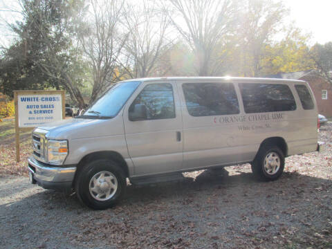 2010 Ford E-Series Wagon for sale at White Cross Auto Sales in Chapel Hill NC