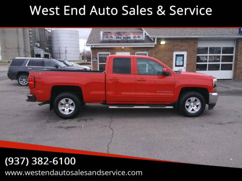 2018 Chevrolet Silverado 1500 for sale at West End Auto Sales & Service in Wilmington OH