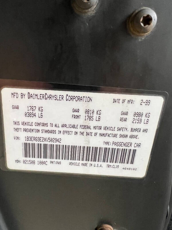 1999 Dodge Viper GTS