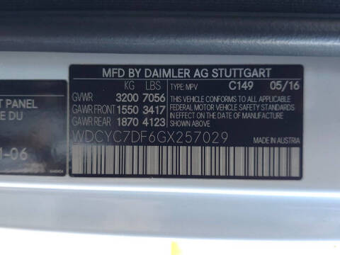 2016 Mercedes-Benz G-Class AMG G 63