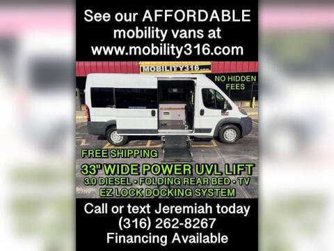 2016 RAM ProMaster for sale at Affordable Mobility Solutions, LLC in Wichita KS