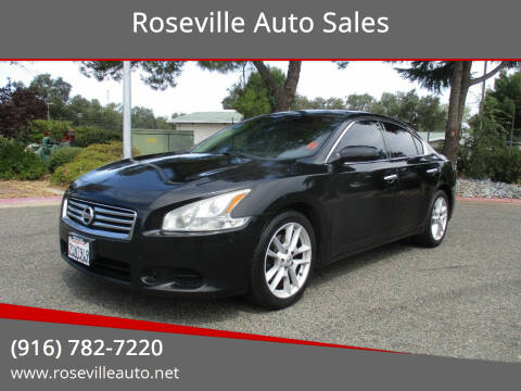 2014 Nissan Maxima for sale at Roseville Auto Sales in Roseville CA