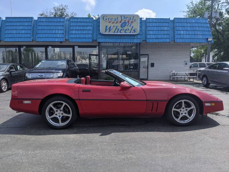1986 Chevrolet Corvette for sale at GREAT DEALS ON WHEELS in Michigan City IN