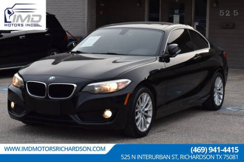 2014 BMW 2 Series for sale at IMD Motors in Richardson TX