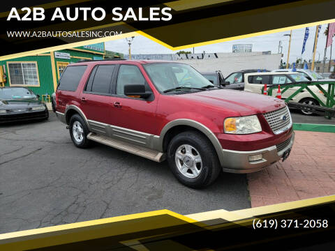 2004 Ford Expedition for sale at A2B AUTO SALES in Chula Vista CA