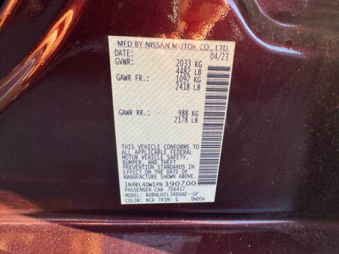 2023 Nissan Altima 2.5 SV