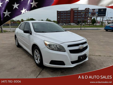 2013 Chevrolet Malibu for sale at A & D Auto Sales in Joplin MO