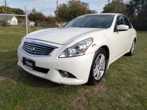 2013 Infiniti G37 Sedan for sale at LA PULGA DE AUTOS in Dallas TX