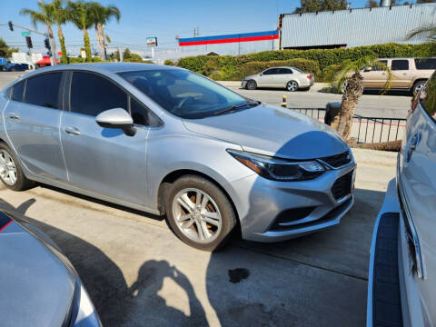 2018 Chevrolet Cruze for sale at E and M Auto Sales in Bloomington CA