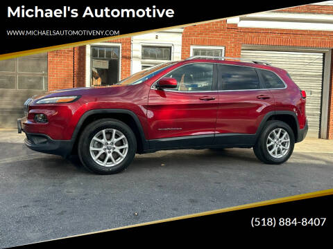 2015 Jeep Cherokee for sale at Michael's Automotive in Ballston Spa NY