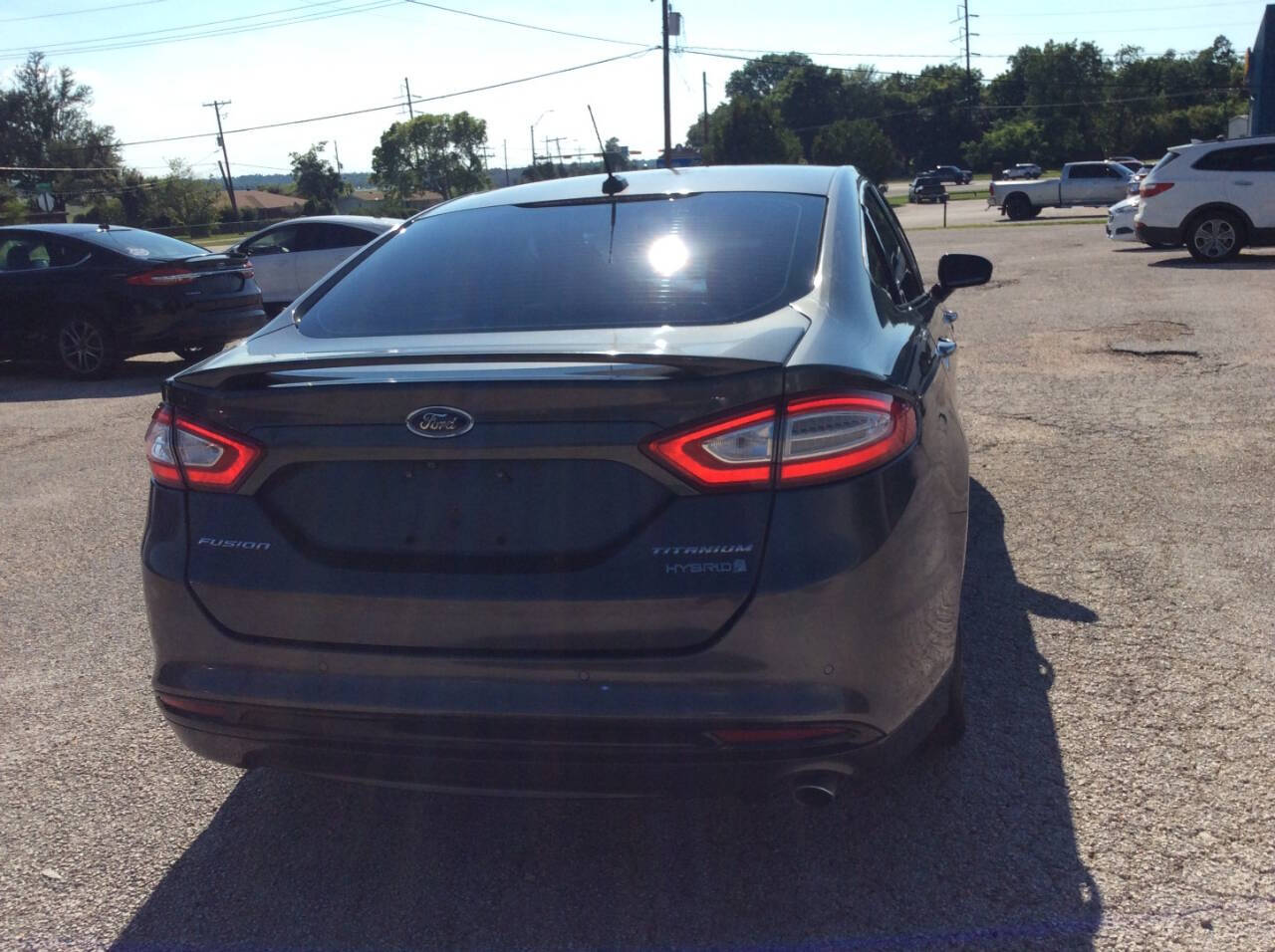 2015 Ford Fusion Hybrid for sale at SPRINGTIME MOTORS in Huntsville, TX