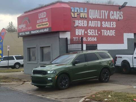 2021 Dodge Durango for sale at RPM Quality Cars in Detroit MI