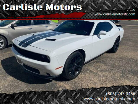 2016 Dodge Challenger for sale at Carlisle Motors in Lubbock TX