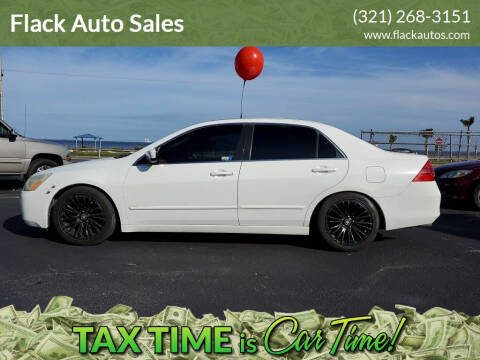 2006 Honda Accord for sale at Flack Auto Sales in Titusville FL