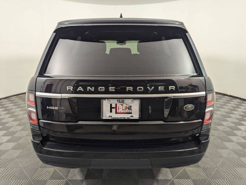 2018 Land Rover Range Rover HSE