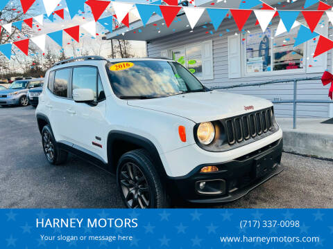 2016 Jeep Renegade for sale at HARNEY MOTORS in Gettysburg PA