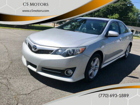 2013 Toyota Camry for sale at C5 Motors in Marietta GA