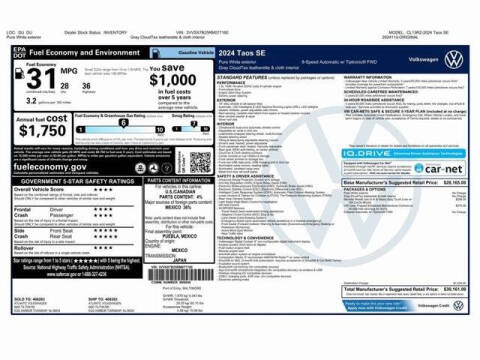 2024 Volkswagen Taos SE