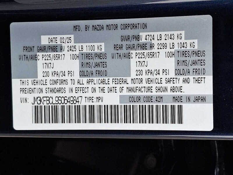 2025 Mazda CX-5 2.5 S Preferred