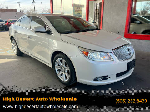 2010 Buick LaCrosse for sale at High Desert Auto Wholesale in Albuquerque NM